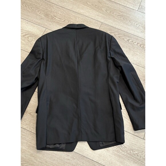 Ralph Ralph Lauren Dillards Blazer Mens 44R Black Single Breasted Wool Canada - Picture 6 of 10